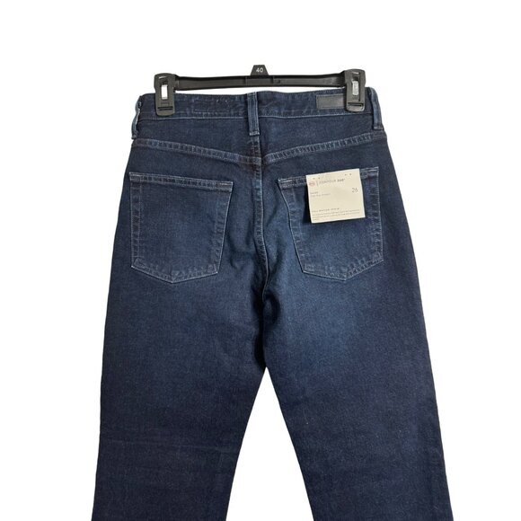 AG Jeans Saige High - Rise Straight Size 26 Dark Wash Full Motion Denim Contour - Picture 7 of 16